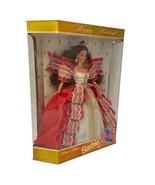 Barbie Happy Holidays Special Edition Doll Vintage 1997 Brunette Green E... - $33.53