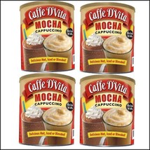 Caffe D'Vita Hot or Iced Cappuccino Drink Mix, Mocha, 4 lbs - 4 Pack - £72.07 GBP