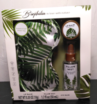 Biophilia In Love With Nature 3 Pc Sleep Set Mandarin Mint Beauty Gift Set Vegan - £9.74 GBP