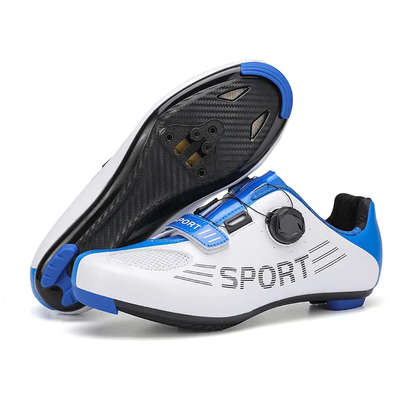 Sporting 2022 Road Bicycle Shoes Men Cycling Sneaker Mtb Self-Locking Cleats Mou - £58.49 GBP