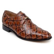 Belvedere Men's Shoes Renzo Pirarucu Lace Up Derby's Antique Almond Br01 image 6