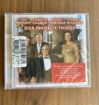 Our Favorite Things Charlotte Church Placido Domingo Tony Bennett Christmas CD - £7.86 GBP