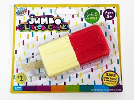 Jumbo Shaped Glitter Sidewalk Chalk | Ice Pop (Brand New Sealed) - £2.23 GBP