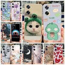 Cute Fashion Painted Cover For Oppo A57 4G 2022 Case A57s A77s Soft Silicone Pho - £8.63 GBP