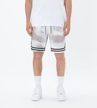 ZANEROBE Men&#39;s Organic Cotton Pique Basketball Short White Camo-Size 36 - £30.00 GBP