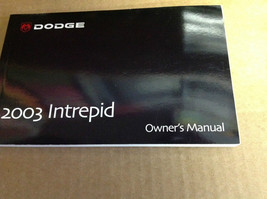 2003 DODGE INTREPID Factory Owners Manual Booklet Glove Box Mopar OEM Dodge 2003 - £31.91 GBP
