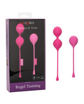 Kegel Training 2 Pc Set - Pink - £33.82 GBP