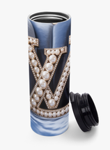 Blue Luxury LV Bench Design | 17oz Stainless Steel Tumbler - $45.18 CAD
