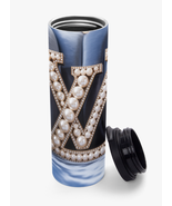 Blue Luxury LV Bench Design | 17oz Stainless Steel Tumbler - $616.24 MXN