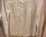 INC INTERNATIONAL CONCEPTS WOMENS WHITE 100% SILK TOP - SIZE 8 - FREE SH... - $32.39