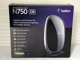 Belkin N750 DB 450 Mbps 4-Port Gigabit Wireless N Router (F9K1103) - $19.68