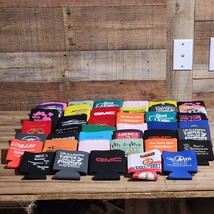 Advertising Koozies Lot Of 10 - Beer, Business, Quips, Quotes, Superheroes, More - £11.24 GBP