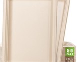 Gezond Compostable Paper Plates 10-Inch Heavy-Duty Plates,, Bulk 125 Pack. - $39.98