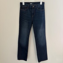 Old Navy Straight Leg Jeans Dark Wash Denim Everyday Casual Women&#39;s Size 18 - $377.05 MXN