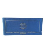 1965 Chrysler Imperial Operating Instructions Owners Manual - $186.40 MXN