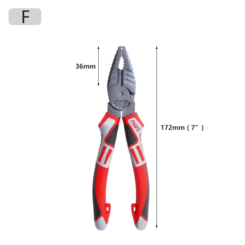 Wire Cutter 6 7 8 Industrial Grade CR-V Side Cutters Multifunctional Needle Nose - £205.19 GBP