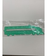 Retro vehicle plastic ruler green - £12.11 GBP