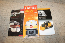 3 Greenberg TM American Flyer Lionel Trains Pocket Guides 1999 2006 2016 - $12.95
