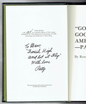 The Memorial Tournament 1988 Honoring Patty Berg Signed Autographed Book 124/250 - £377.98 GBP