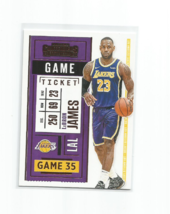 Le Bron James (Lakers) 2020-21 Panini Contenders Game Ticket Copper Card #81 - £7.68 GBP