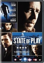 State of Play (DVD, 2009) Russell Crowe Rachel McAdams Ben Affleck - £5.29 GBP