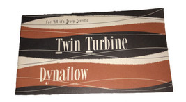 1954 Buick Twin Turbine Dynaflow Sales Brochure Original  - $9.38