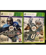 Madden NFL 25 And Madden NFL 13 X Box 360 Video Games With Cases - £9.54 GBP