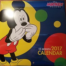 Disney Mickey and Friends 12 Month 2017 Wall Calendar - £4.71 GBP
