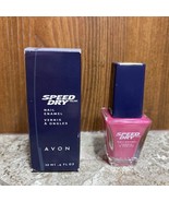 Vintage Avon Speed Dry Nail Polish In Hot House Pink C .4oz HTF - $13.65 CAD