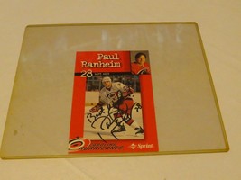 Paul Ranheim 28 Left Wing Singed collector Carolina Hurricanes Hockey autograph  - £30.57 GBP