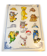 Vintage 1988 Burt the Adventurous Bear Paper Dolls Merrimack New Sealed ... - €8,68 EUR