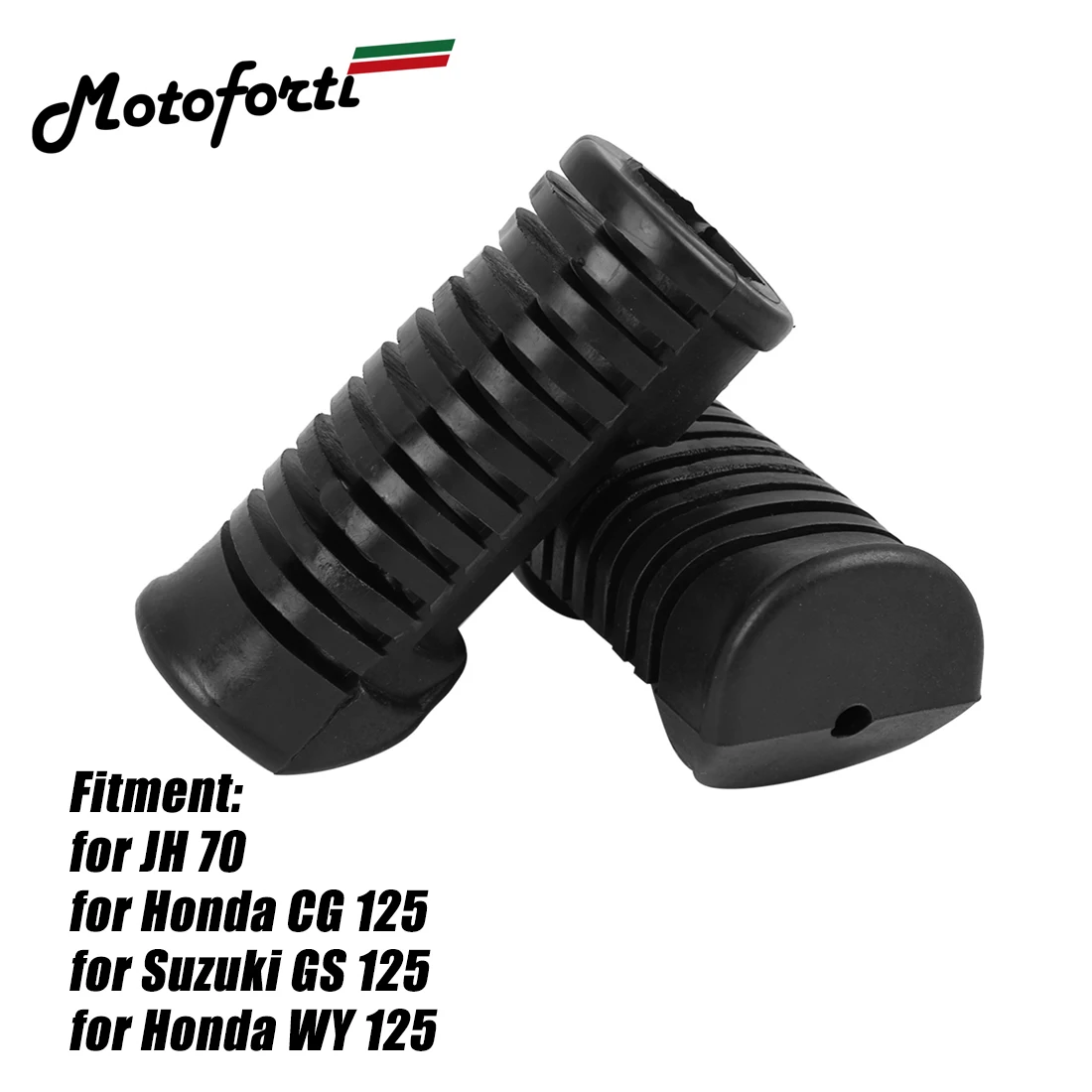 Motoforti Motorcycle Foot Pegs Plate Foot Pedal Cover Footrest Pad for H... - $7.93