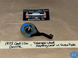 75 Cadillac Deville TILT TELESCOPIC STEERING WHEEL ADJUSTING LEVER &amp; SCR... - $79.19