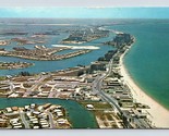 Treasure Island Boca Ciega Bay St Petersburg Florida FL UNP Chrome Postc... - £2.29 GBP