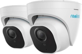 Reolink Rlc-820A (Pack Of 2) 4K Outdoor Cameras For Home Security, Ip Poe Dome - £153.54 GBP