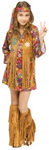 Fun World Peace and Love Hippie Girls Costume,Large - $65.12
