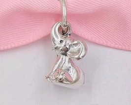 2019 Summer Release 925 Sterling Silver Elephant Dangle Charm  - £13.26 GBP