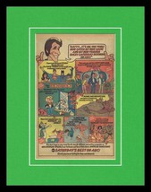 1980 ABC Super Friends Plastic Man Framed 11x14 ORIGINAL Vintage Advertisement - £39.41 GBP