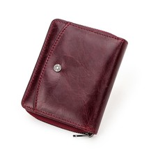Contact&#39;s Leather Women Wallet Coin Purse For Girls Female Small Portomonee Lady - £37.72 GBP