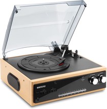 Retro Vinyl Record Player, Vintage Turntable With Am/Fm Radio, Built-In ... - $102.92