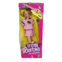 Vintage 1986 Funtime Barbie Doll Hot Watch Look Mattel New In Box # 1738 - $84.55