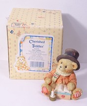 Cherished Teddies Bear Cratchit And A Very Merry Christmas Figurine 617326 w Box - £13.99 GBP