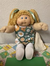 Vintage Cabbage Patch Kid Girl HTF Butterscotch Hair Blue Eyes Head Mold #5 1985 - $175.00