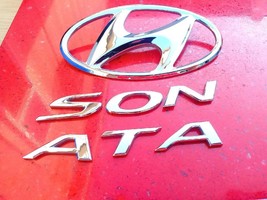 2011- 2015 Hyundai Sonata Rear Trunk Logo Sonata Emblem badge Original OEM - £12.73 GBP