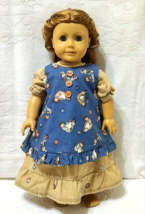 2-Piece Colonial-Style DRESS &amp; PINAFORE - Clothes for 18&quot; Dolls ~ Ragdol... - £10.27 GBP