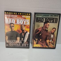 Bad Boys 1 &amp; 2 DVD Set lot Will Smith &amp; Martin Lawrence - £3.89 GBP