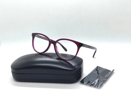 New Coach Optical Eyeglasses HC6138U 5604 Transparent Burgundy 52-16-140MM /CASE - $87.27
