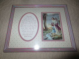 Framed CHILD BLESSING Wall Hanging in Original Gift Box - 9&quot; x 11&quot; - NEW... - $14.85