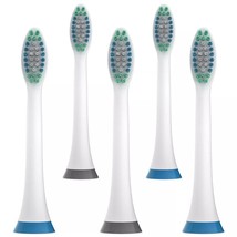 Up and Up Clearly Clean Sonic Brush Heads 5 Brush Heads Medium Bristles - $15.43