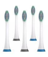 Up and Up Clearly Clean Sonic Brush Heads 5 Brush Heads Medium Bristles - £12.13 GBP